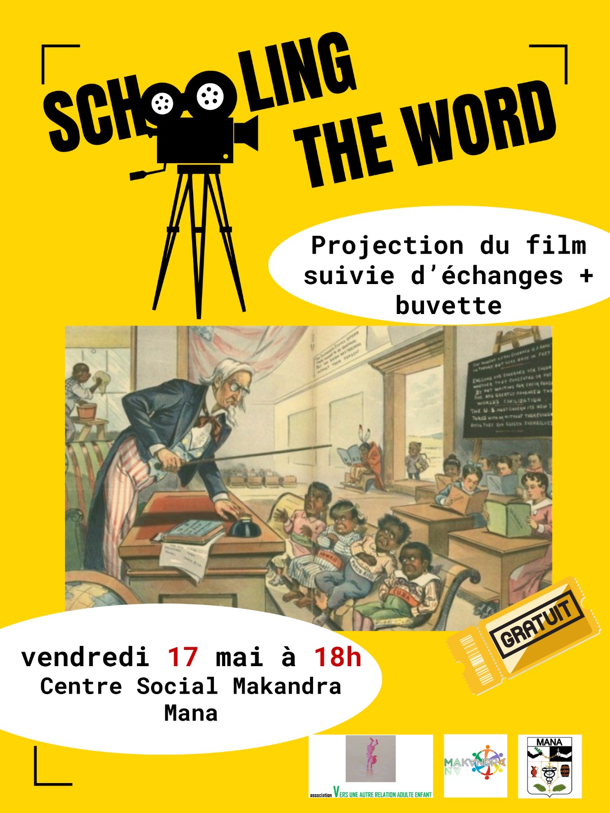 PROJECTION DE FILM AU CENTRE SOCIAL MAKANDRA - Ville de Mana