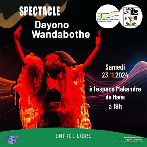 SPECTACLE « DAYONO WANDABOTHE» LE SAMEDI 23 NOVEMBRE 2024 AU CENTRE SOCIAL MAKANDRA