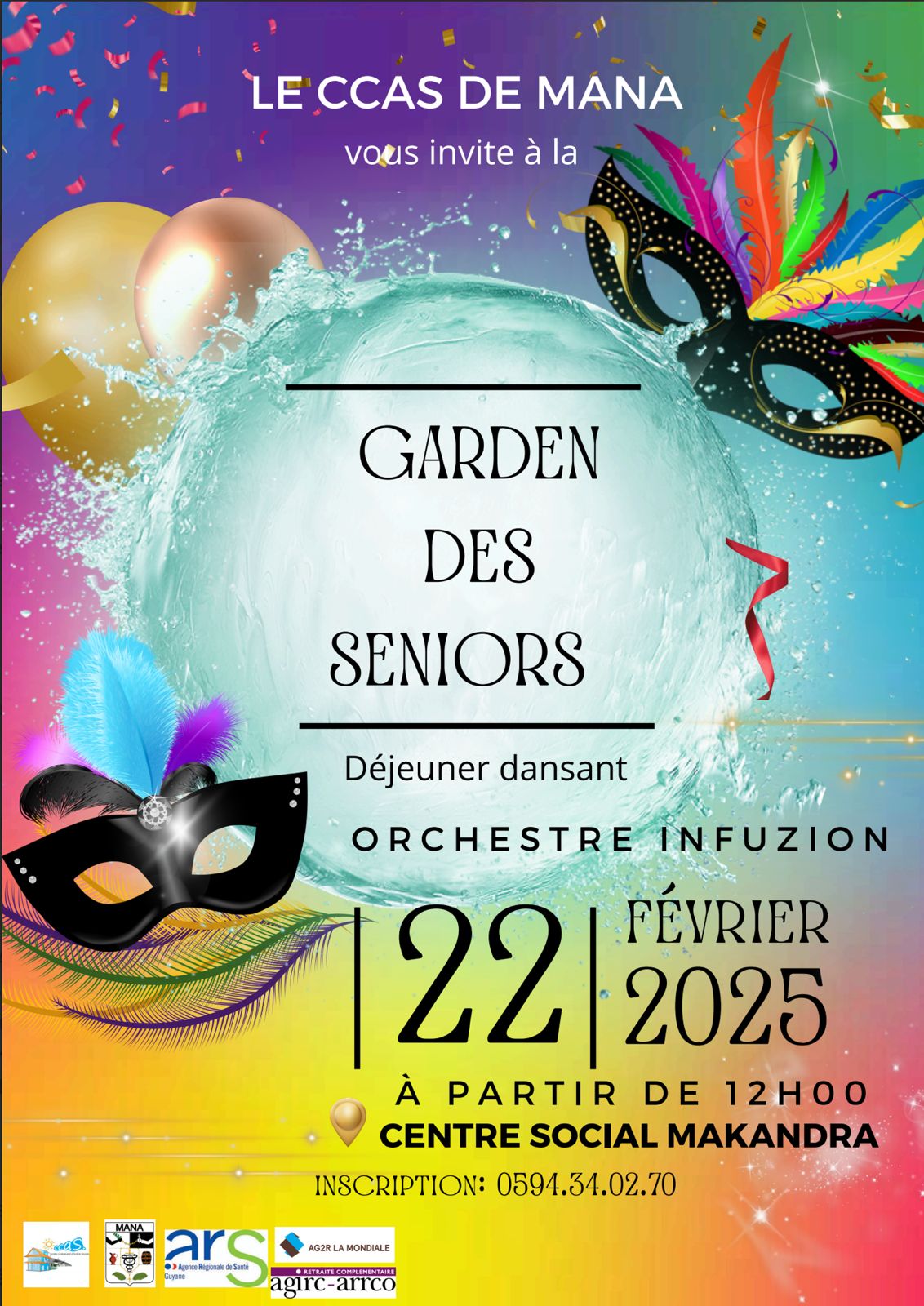 LA GARDEN DES SENIORS AVEC LE CCAS DE MANA AU CENTRE SOCIAL MAKANDRA LE SAMEDI 22 FÉVRIER 2025