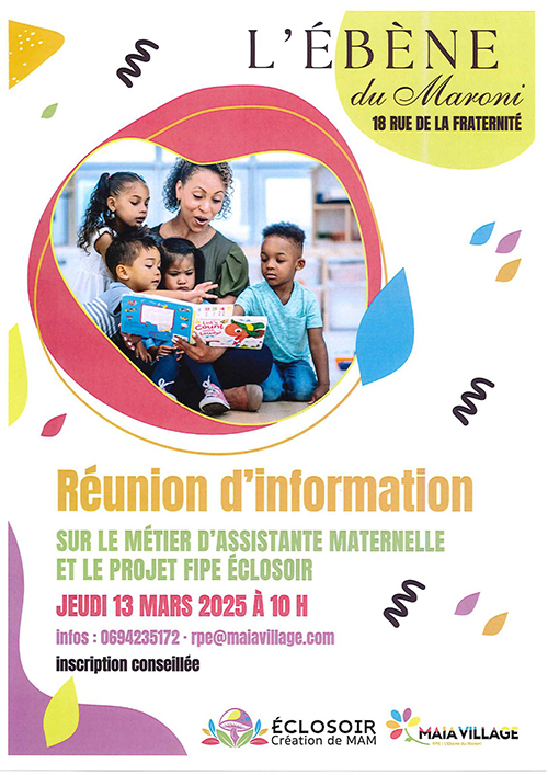 Réunion d'information sur le métier Assistante Maternelle et le projet FIPE éclosoir copie