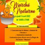 INVITATION AU MARCHÉ NOCTURNE DE MANA DU 14 AVRIL 2022