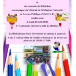 ATELIER COLORIAGE ET DE LECTURE EN PLEIN AIR AVEC LA BIBLIOTHÈQUE MAN VEVÉ