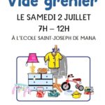 VIDE GRENIER À L'ÉCOLE SAINT-JOSEPH DE MANA