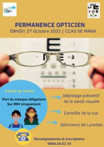 permanence opticien