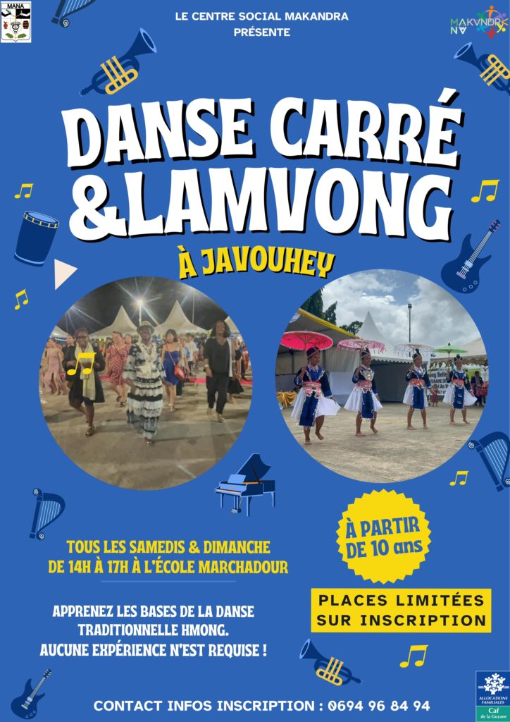 DANSE CARRÉ ET LAMVONG À JAVOUHEY