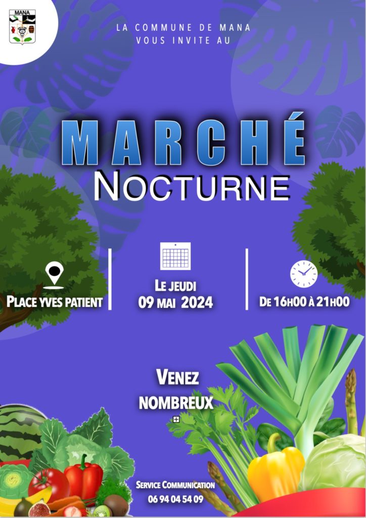 MARCHÉ NOCTURNE DU JEUDI 09 MAI 2024