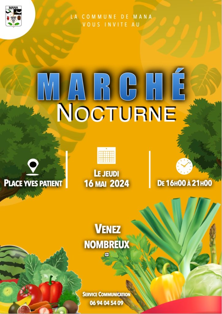 MARCHÉ NOCTURNE DU JEUDI 16 MAI 2024