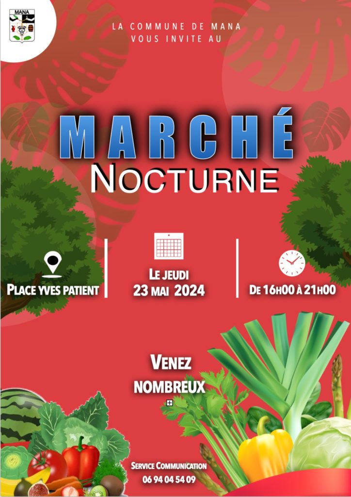 MARCHÉ NOCTURNE DU JEUDI 23 MAI 2024