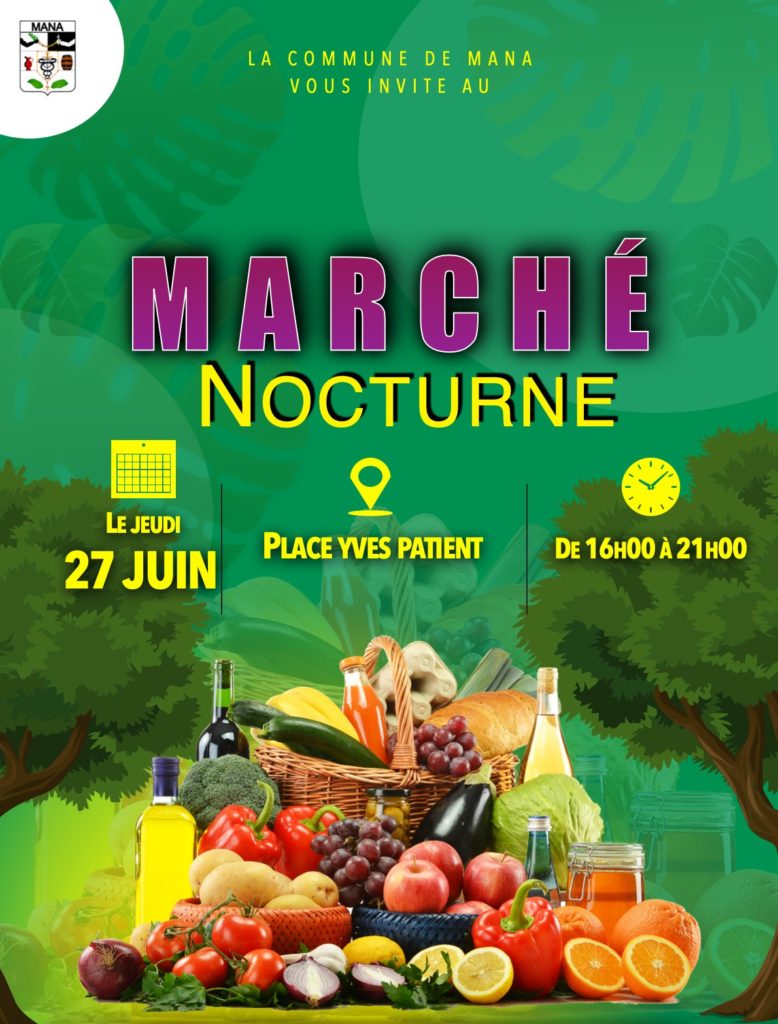 MARCHÉ NOCTURNE DU JEUDI 27 JUIN 2024