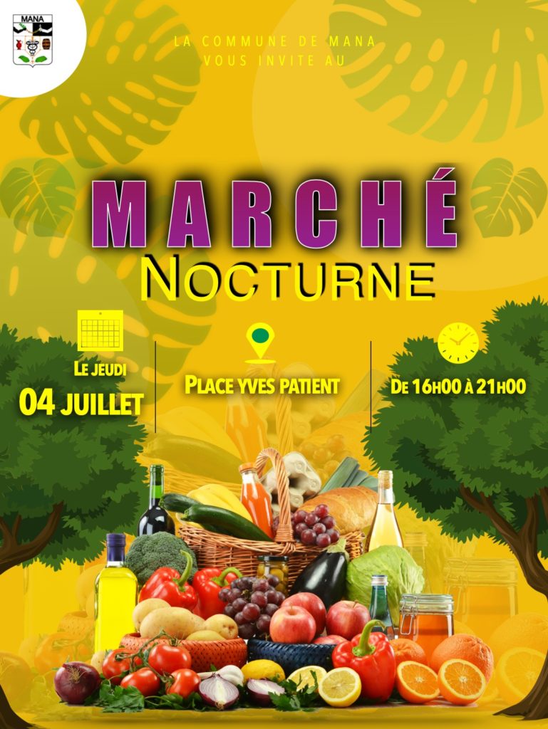 MARCHÉ NOCTURNE DU JEUDI 04 JUILLET 2024