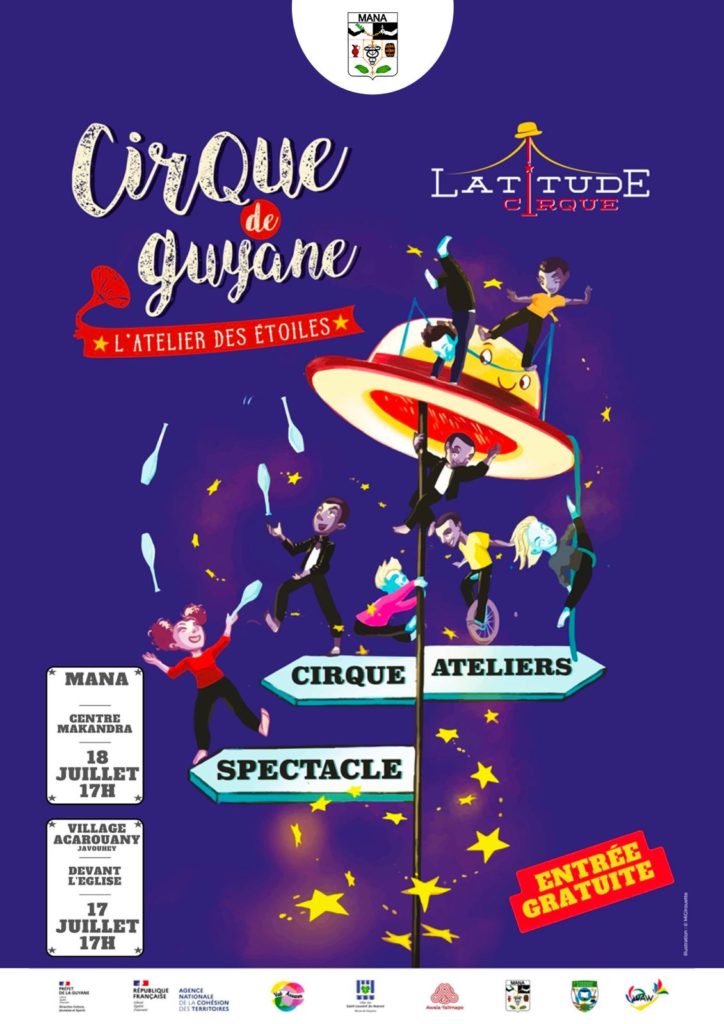 SPECTACLE ET ATELIERS AVEC LE CIRQUE DE GUYANE