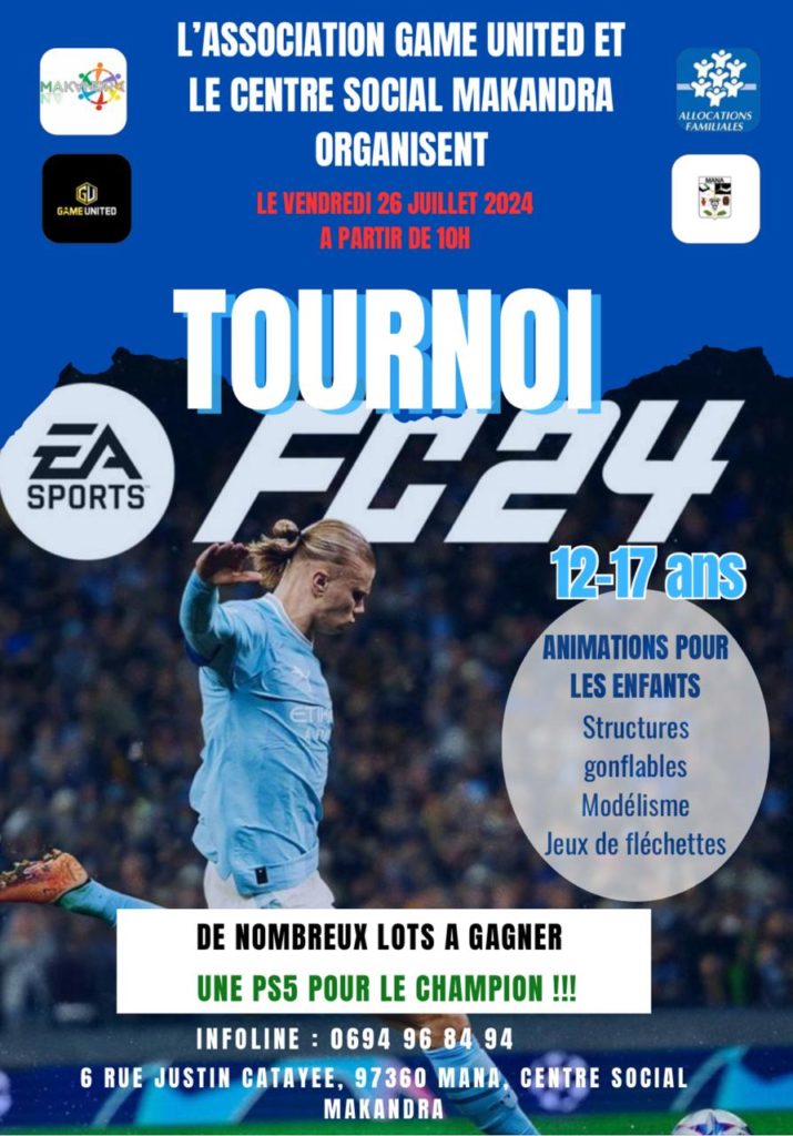 TOURNOI FC 24 AU CENTRE SOCIAL MAKANDRA