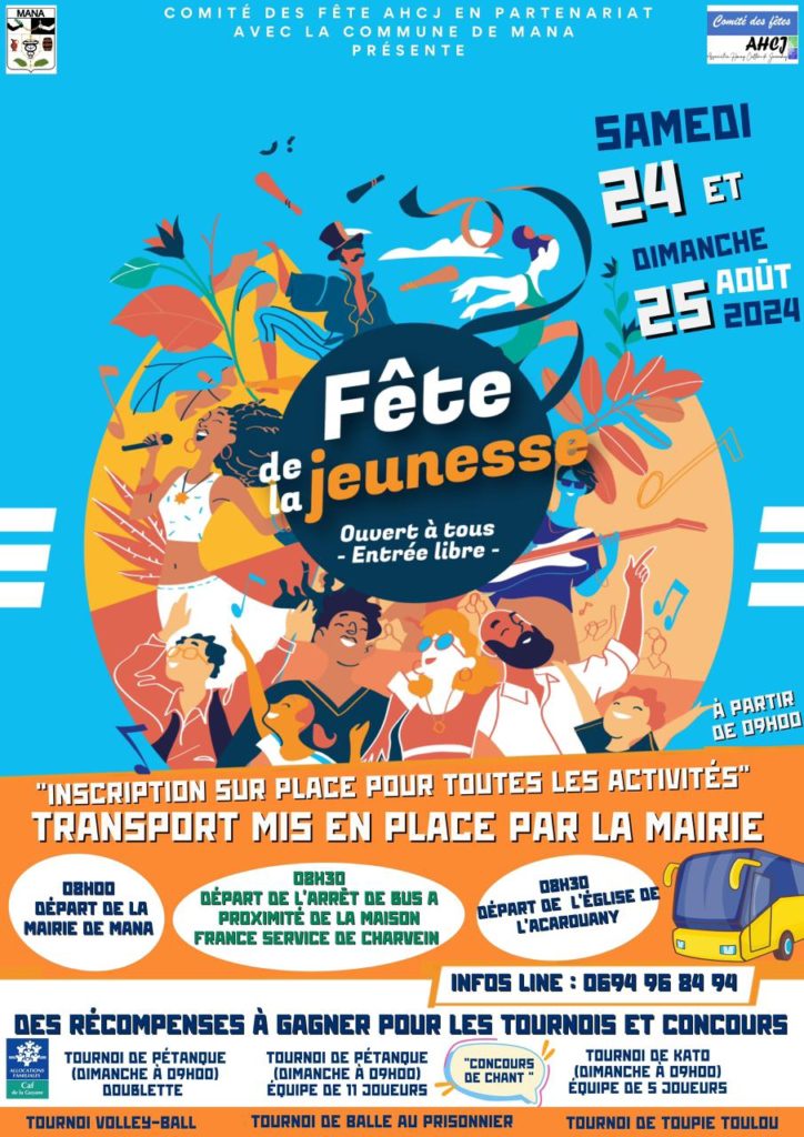 FÊTE DE LA JEUNESSE À JAVOUHEY 24 & 25 aout