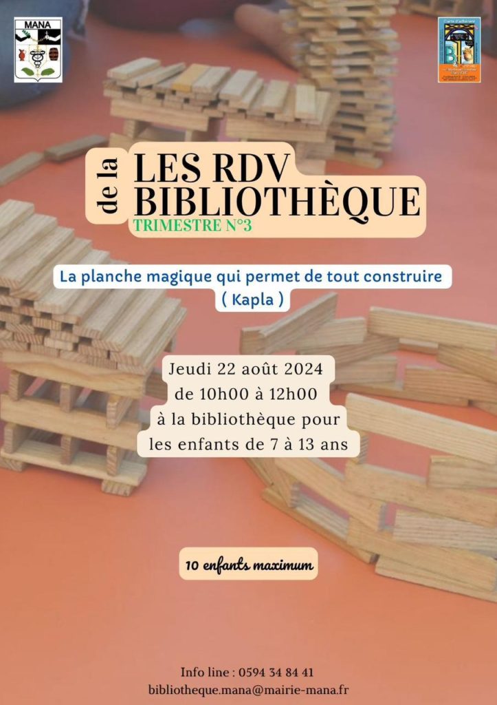 LES RENDEZ-VOUS DE LA BIBLIOTHÈQUE TRIMESTRE N°3