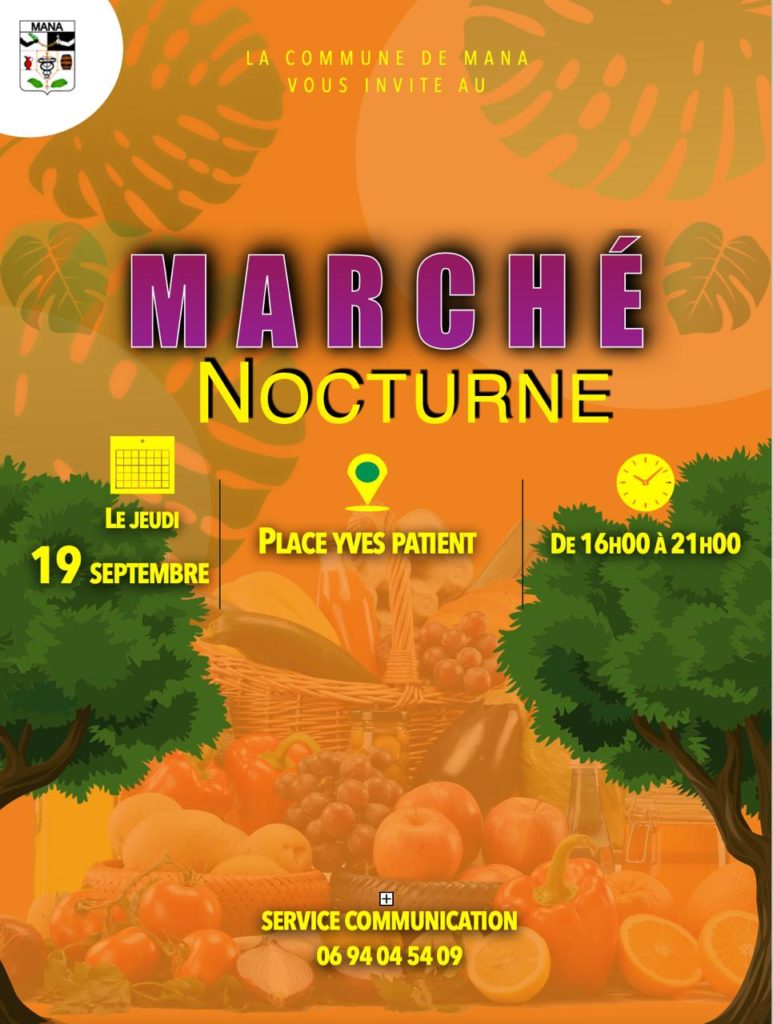 MARCHÉ NOCTURNE DU JEUDI 19 SEPTEMBRE 2024