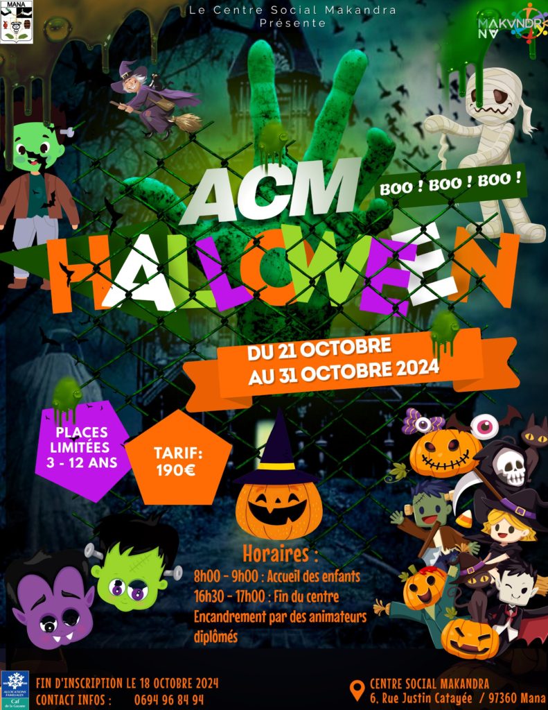 ACCUEIL COLLECTIF DE MINEURS POUR « HALLOWEEN »