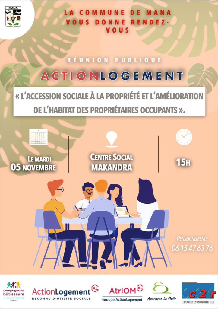 RÉUNION PUBLIQUE AVEC ACTION LOGEMENT