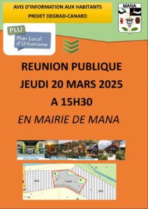 Réunion publique PLU